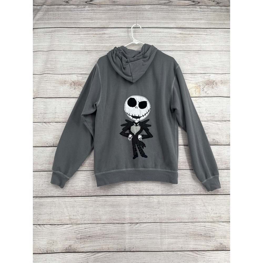 Disney Parks Hoodie Unisex S Gray Jack Skellington Nightmare Before Christmas